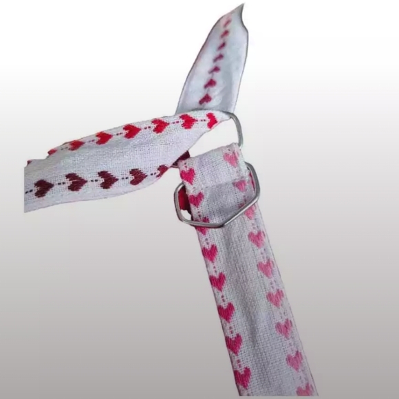 Valentine's Day Apron Love Stitched Hearts Apron (28" x 38") - Picture 4 of 4